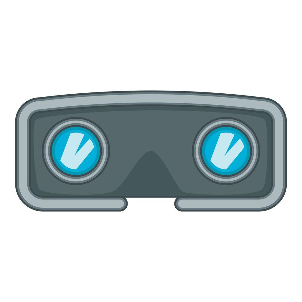 VR-Brille-Symbol, Cartoon-Stil vektor