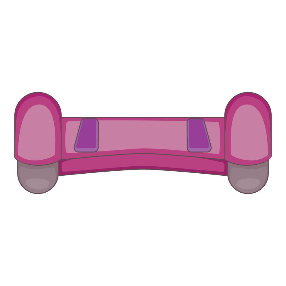 Hoverboard-Symbol, Cartoon-Stil vektor