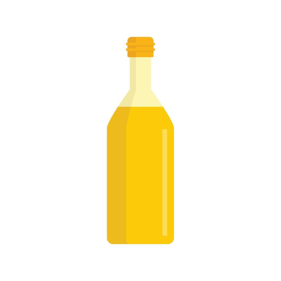 Olivenölflasche Symbol flach isoliert Vektor