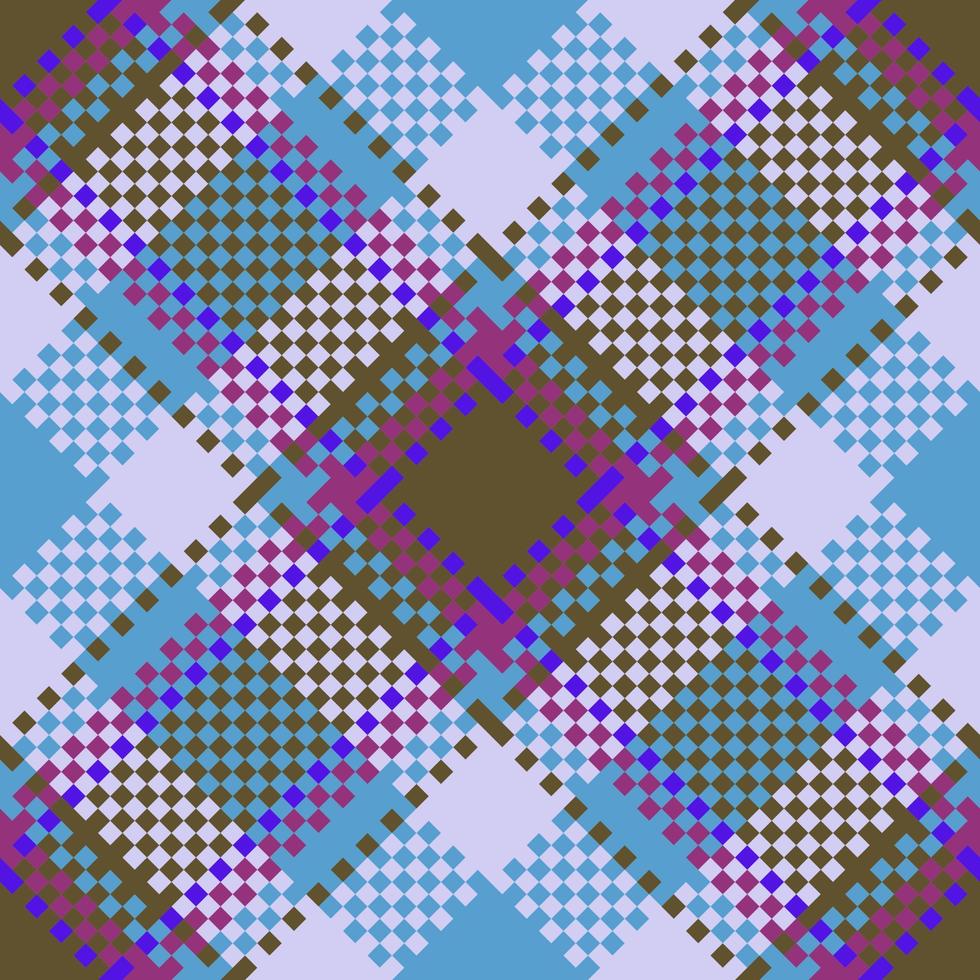 Textil-Karo-Karo. Hintergrund Tartan-Textur. nahtloser Vektormusterstoff. vektor