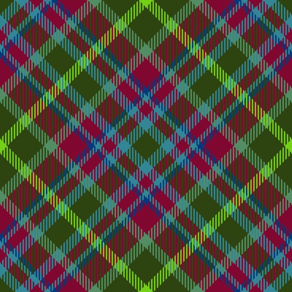 Karomuster aus Stoff. Textur-Vektor-Check. nahtloser Textil-Tartan-Hintergrund. vektor