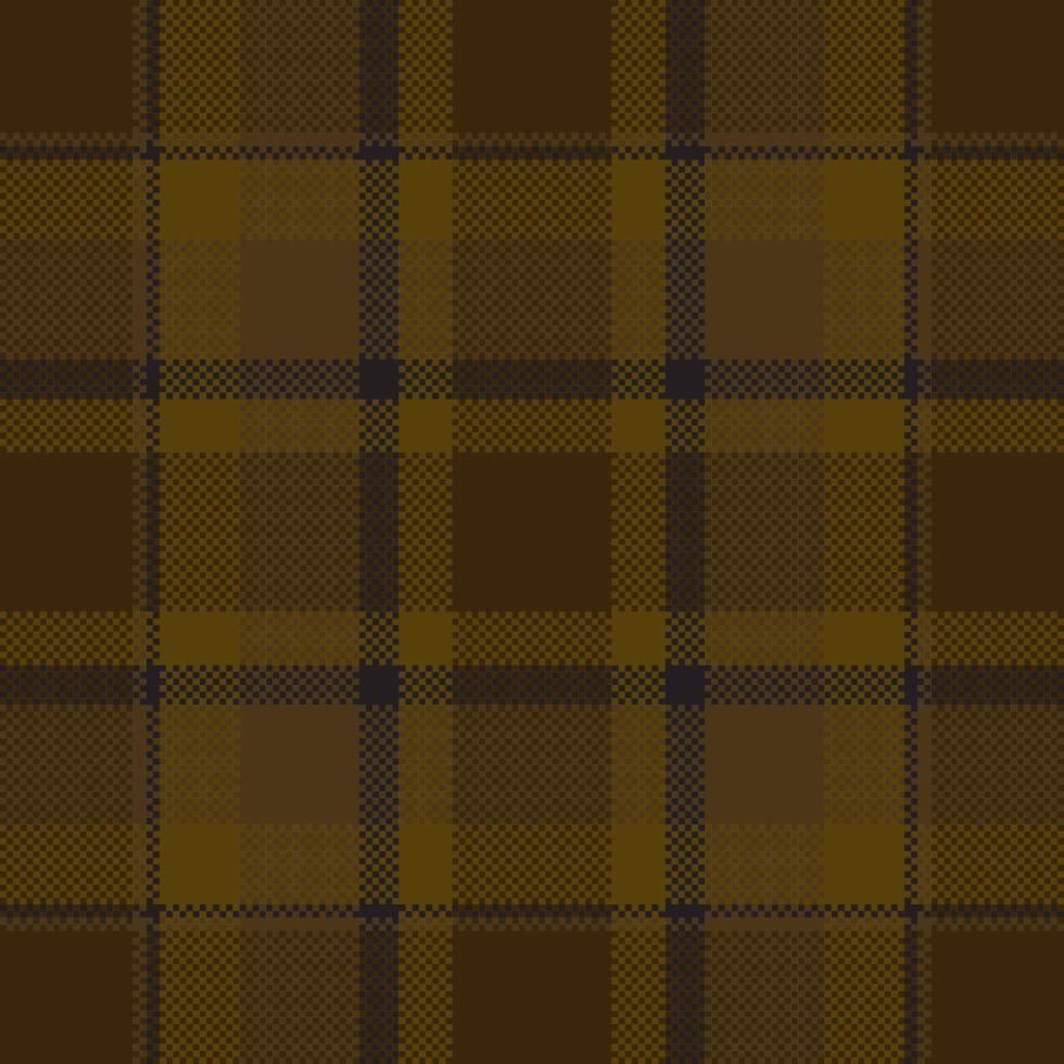 Pixel-Hintergrund-Vektor-Design. modernes, nahtloses Muster kariert. Stoff mit quadratischer Textur. Tartan Schottisches Textil. schönheit farbe madras verzierung. vektor