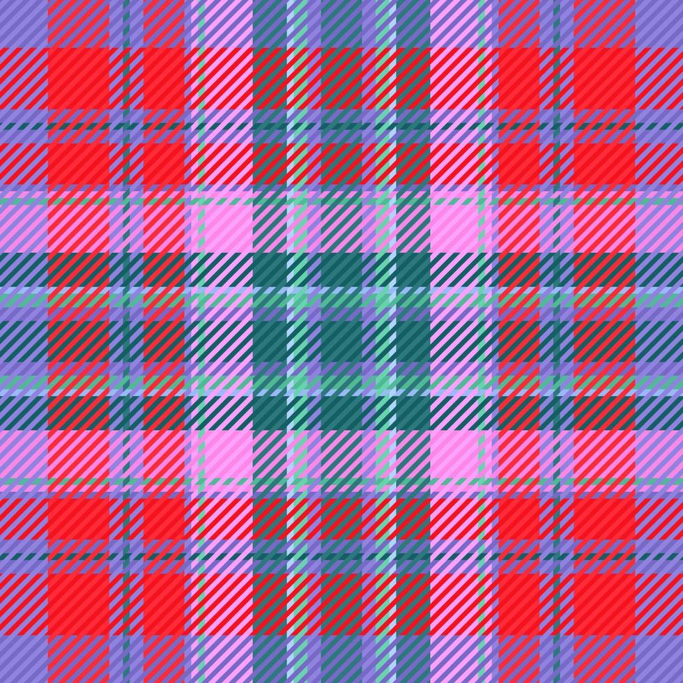 nahtloser Stoffhintergrund. Textilstruktur kariert. Vektor Tartan Karomuster.