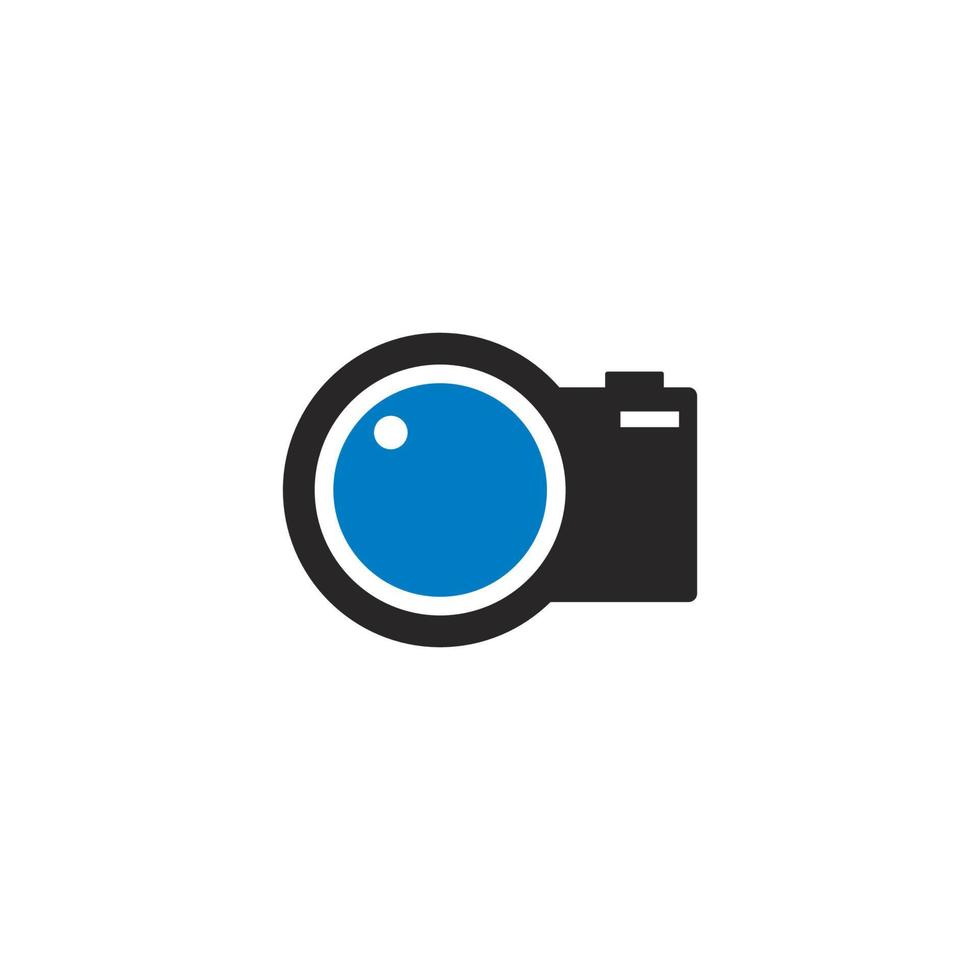 kamera fotografi logotyp mall vektor ikon illustration