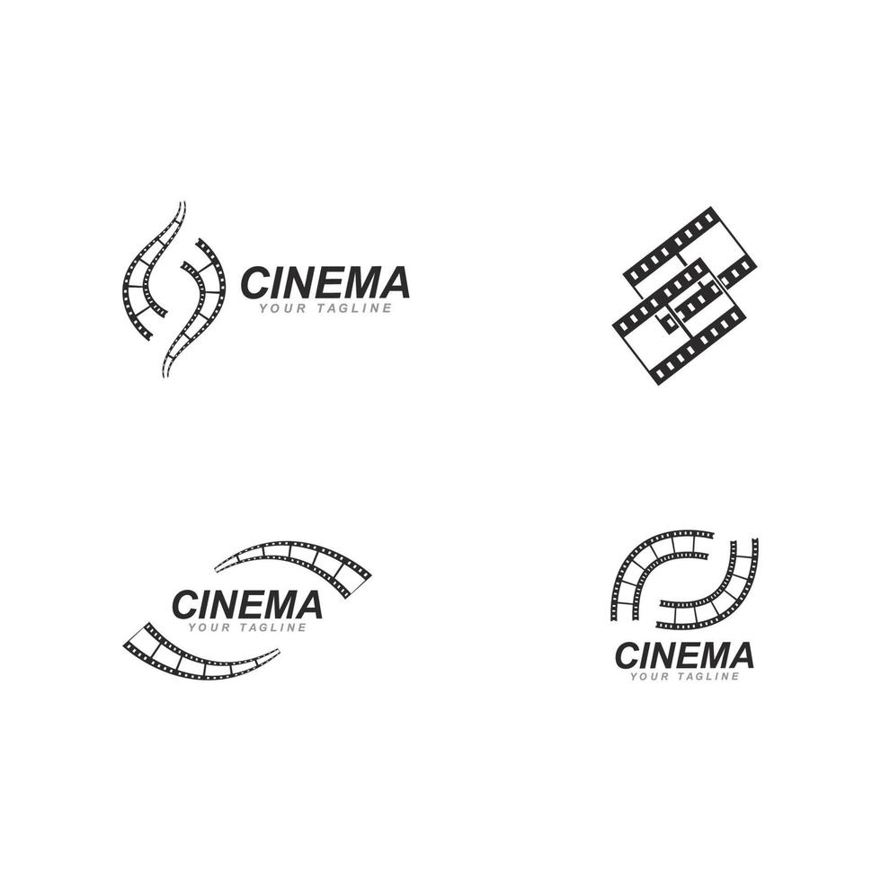 abstrakte film symbol vektor illustration vorlage