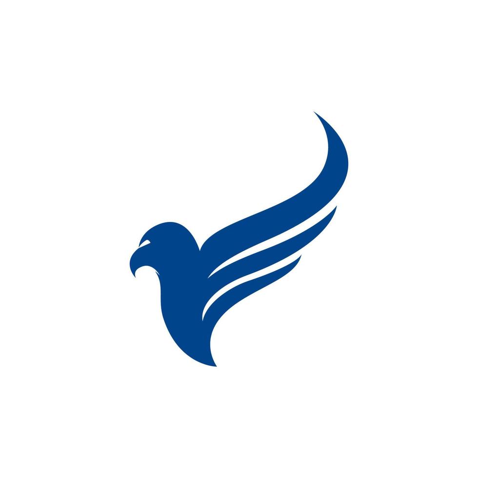 Falke Adler Vogel Logo Vorlage Vektor