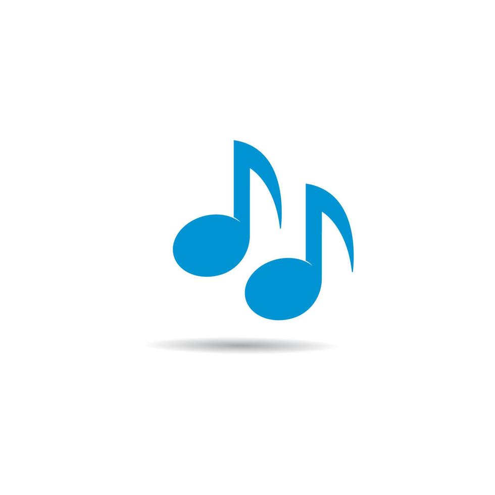 musik logotyp vektor ikon illustration