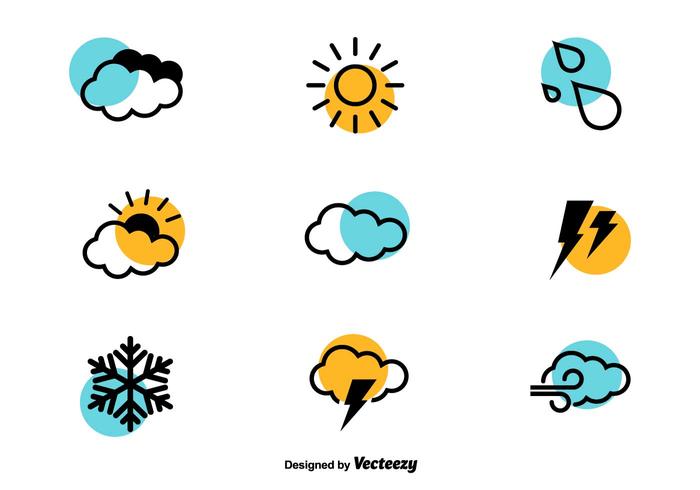 Wetter Icons - Vector Set
