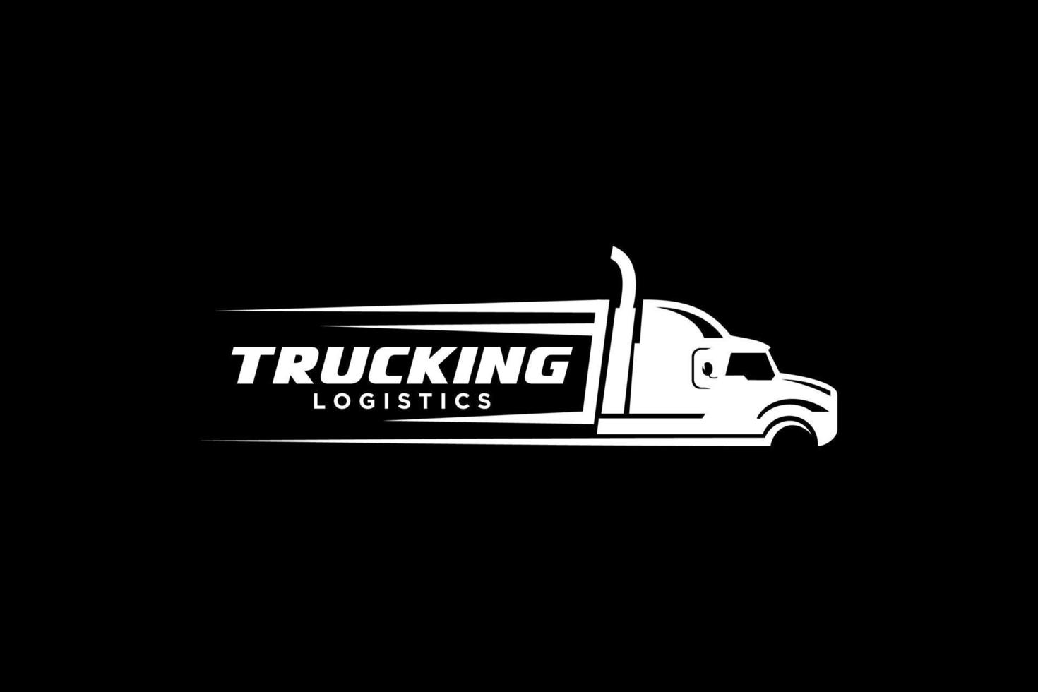 LKW-Logo-Vorlage, perfektes Logo für Unternehmen im Zusammenhang mit der Automobilindustrie. vektor