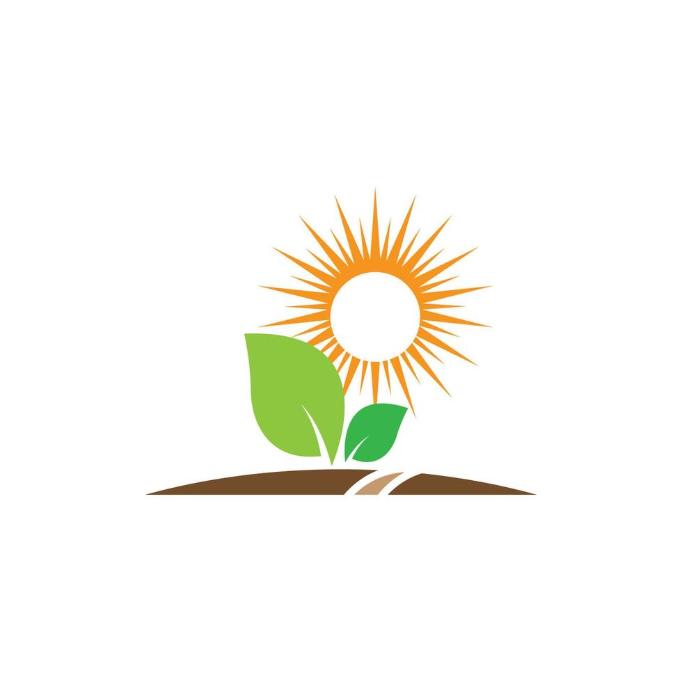 Ökologie-Logo-Vorlage Vektor-Symbol-Illustration vektor