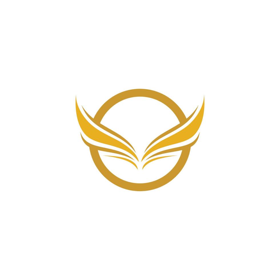 Flügel Logo Vorlage Symbol Symbol Illustration vektor