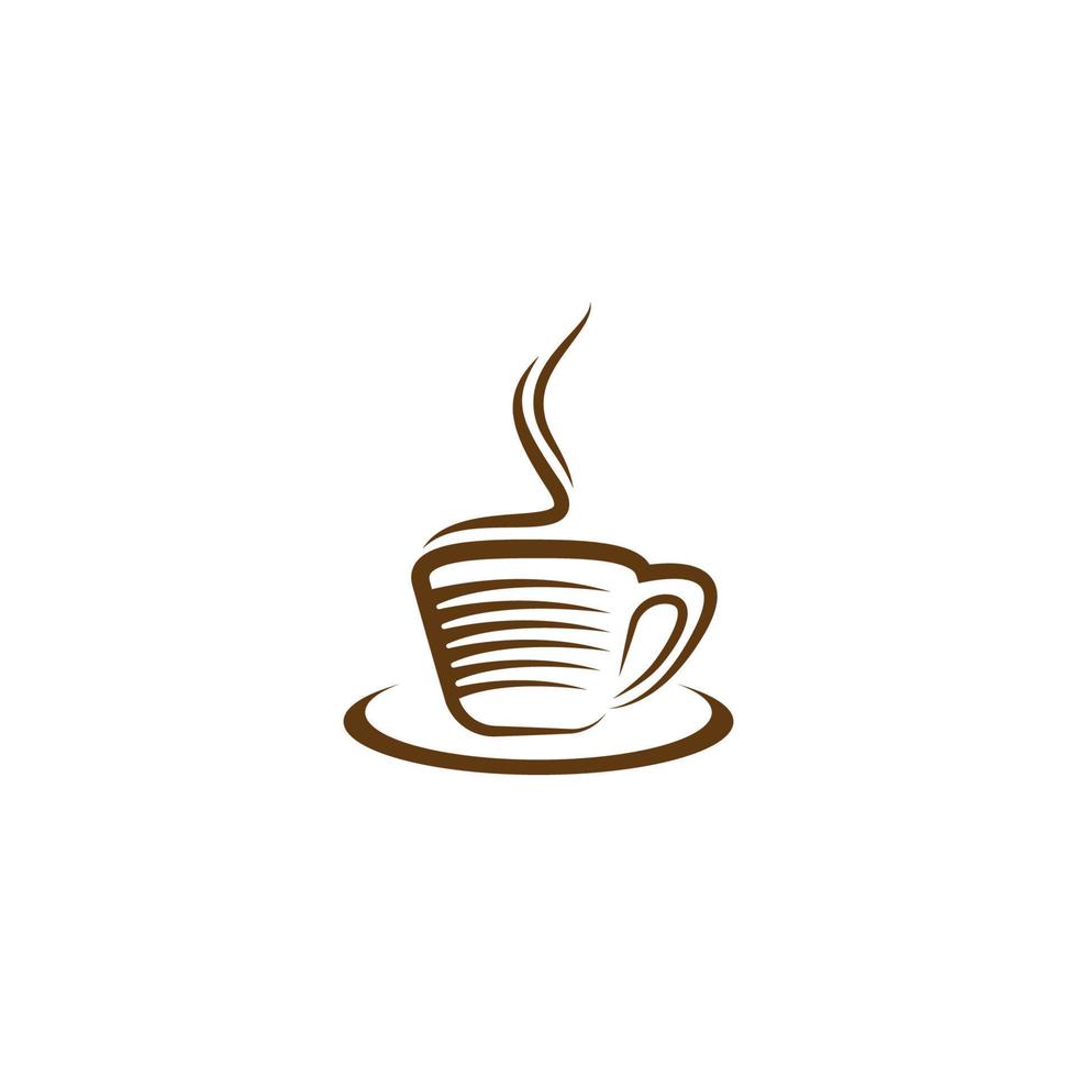 kaffe vektor ikon illustration design