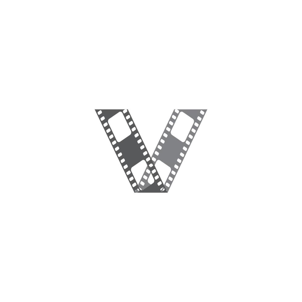 Filmstreifen-Vektorsymbol-Illustrationsdesign vektor