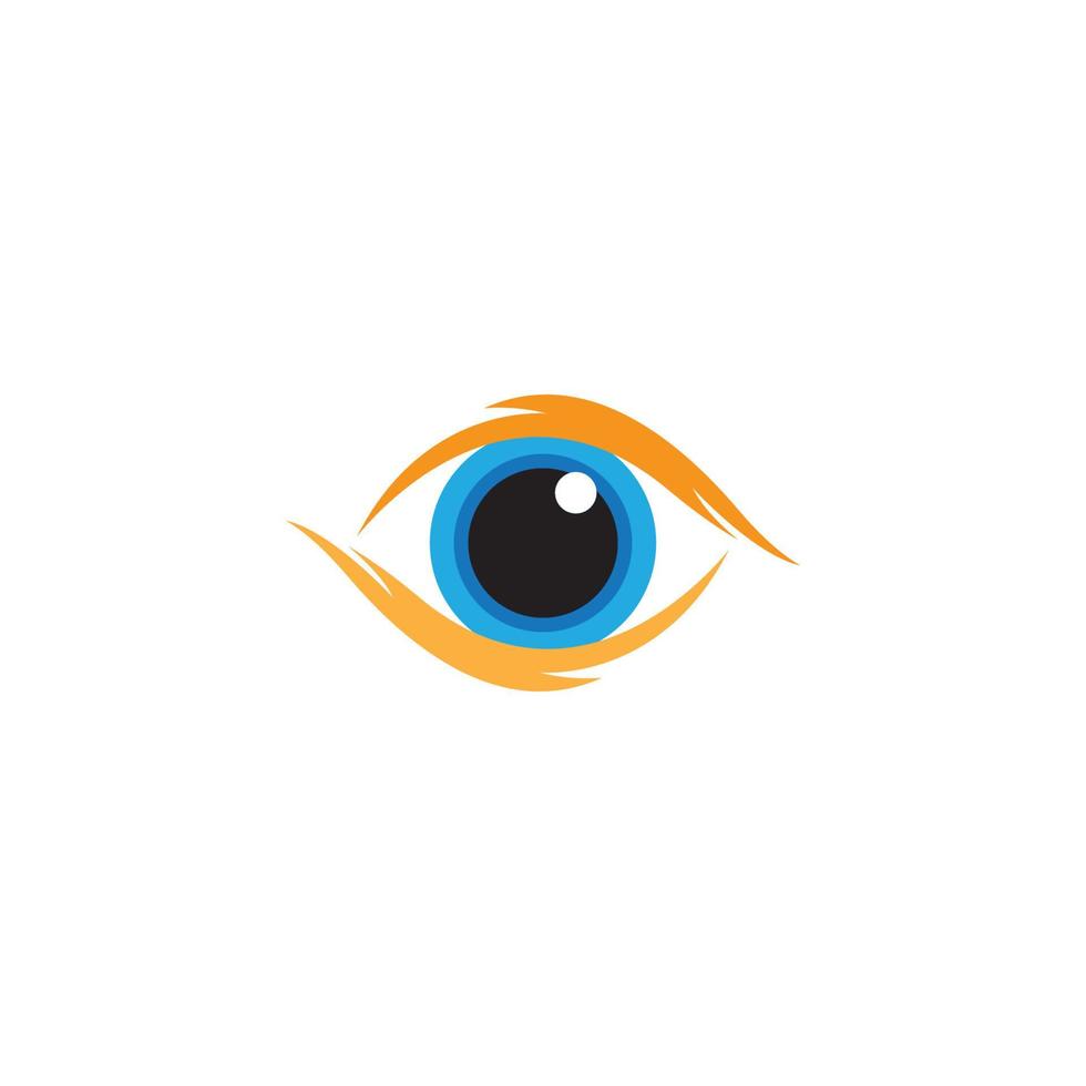 Auge-Symbol-Vektor-Illustration-design vektor