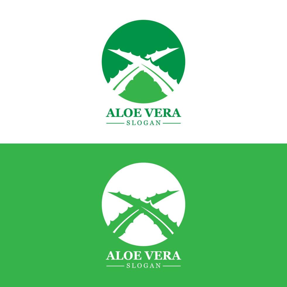 aloe vera logotyp, hälsa blad vektor, design lämplig för skönhet salong, organisk återvinning, hud hälsa blad vektor