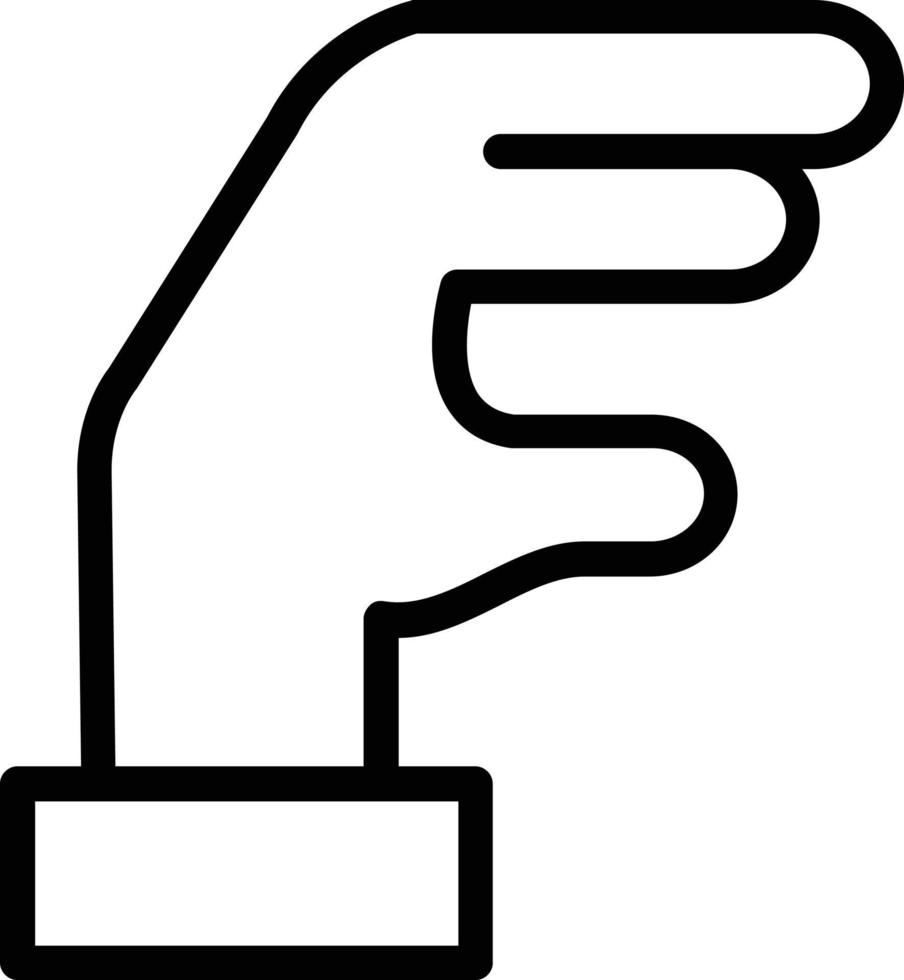 Hand-Eidechsen-Vektor-Icon-Design vektor