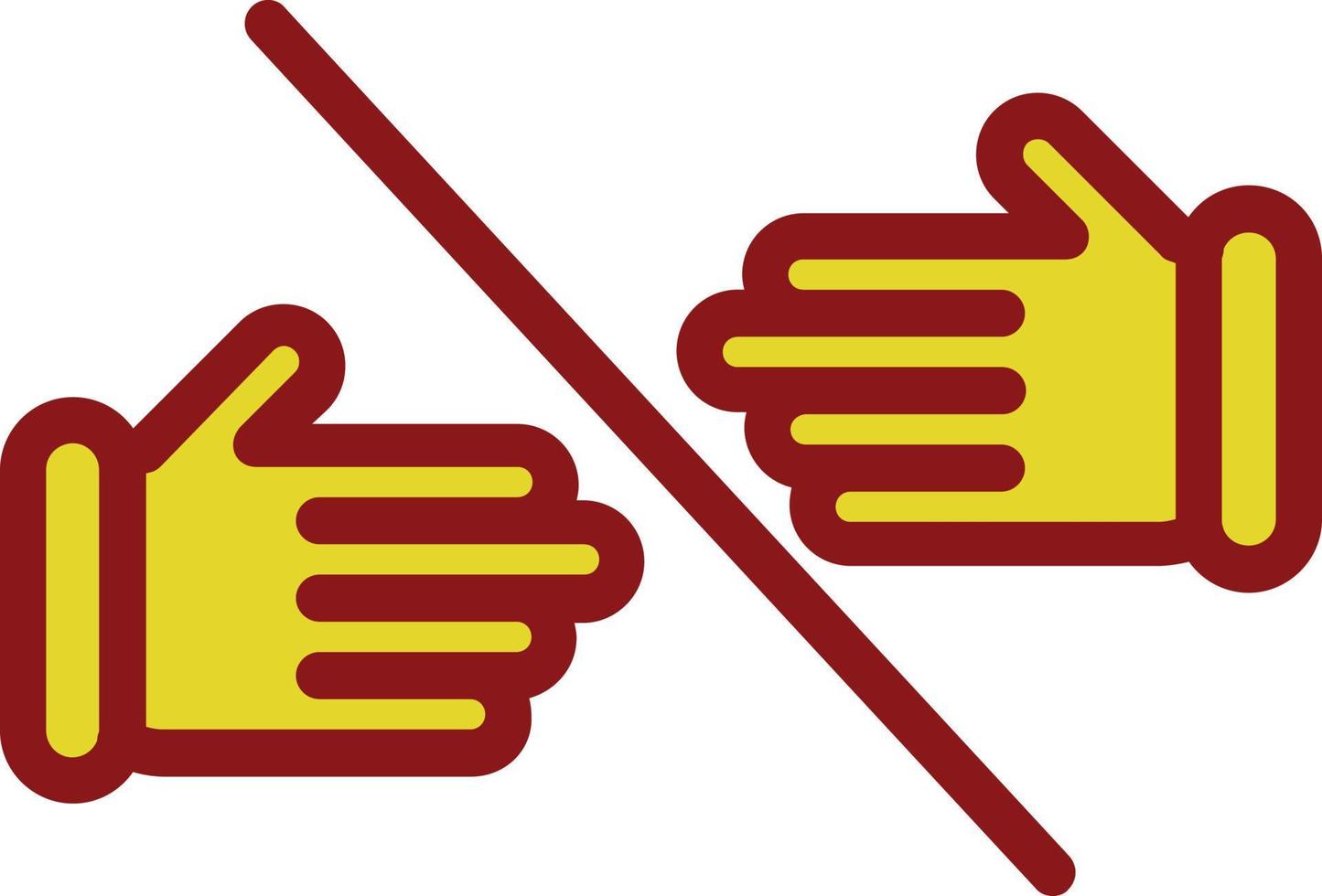 handslag snedstreck vektor ikon design