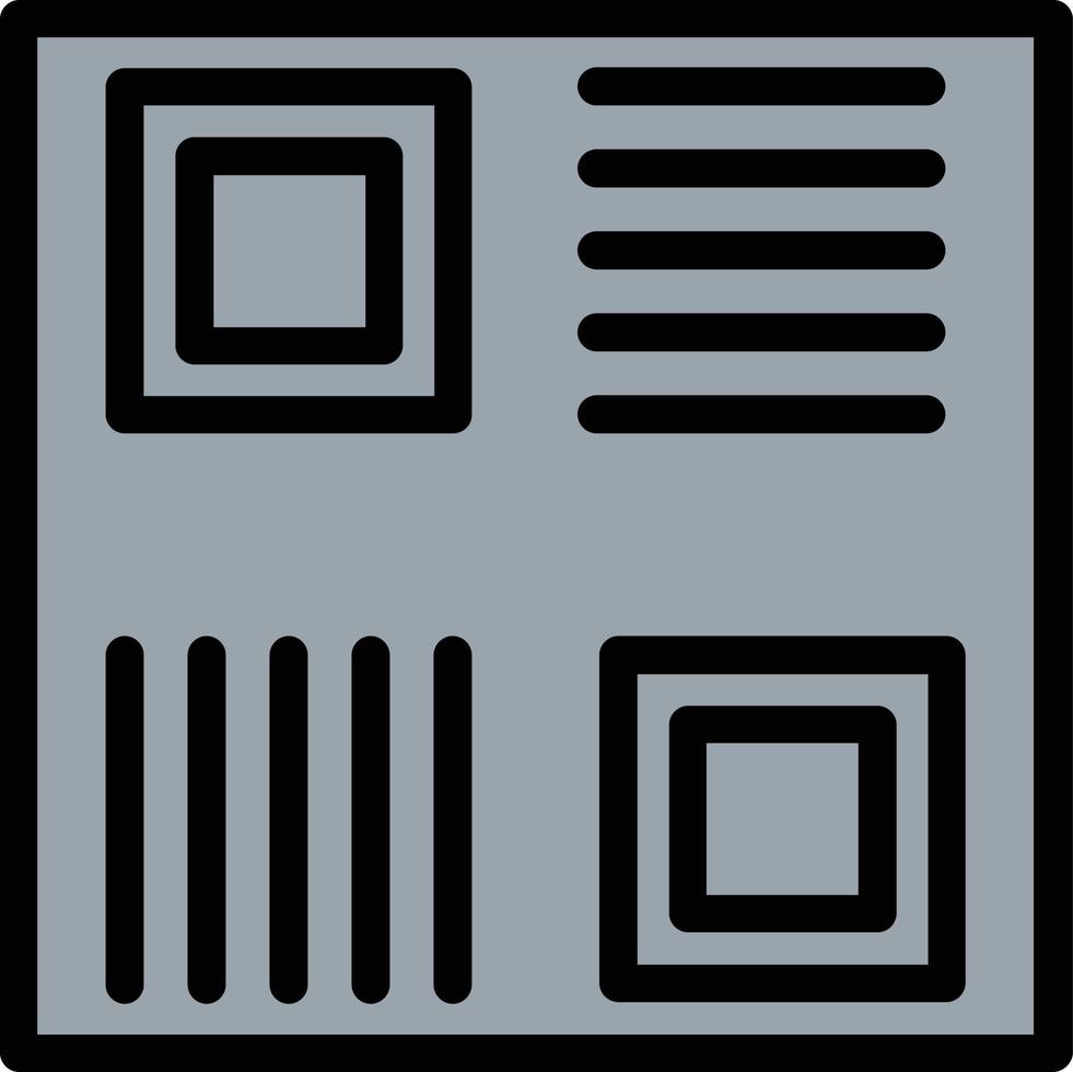 QRCode-Vektor-Icon-Design vektor