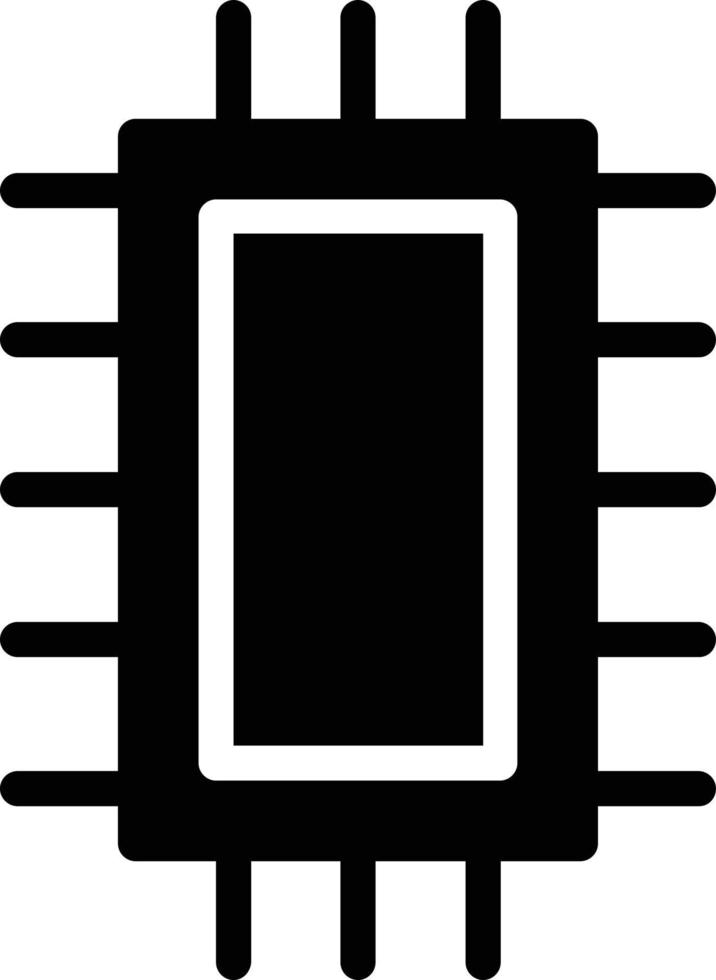 mikrochip vektor ikon design