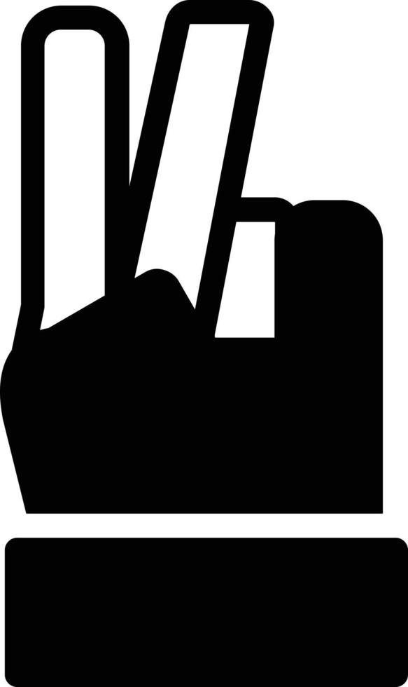 Handschere-Vektor-Icon-Design vektor