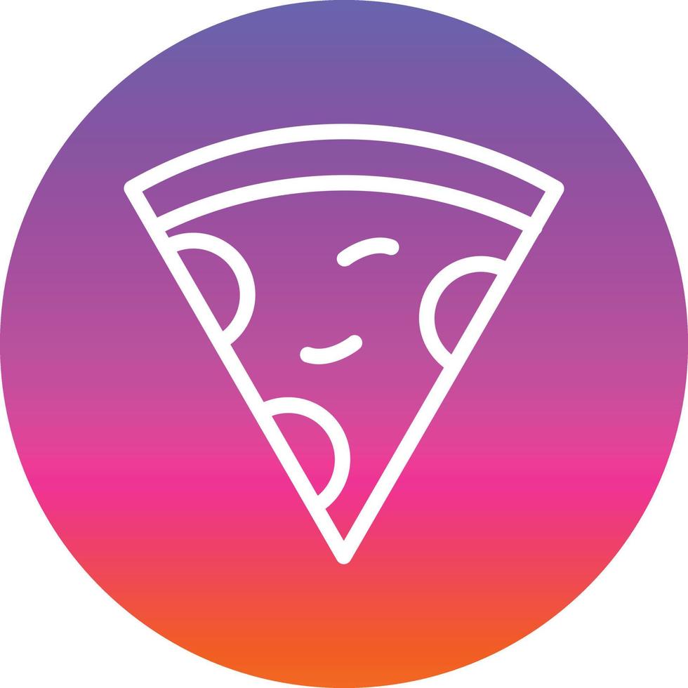 pizza skiva vektor ikon design