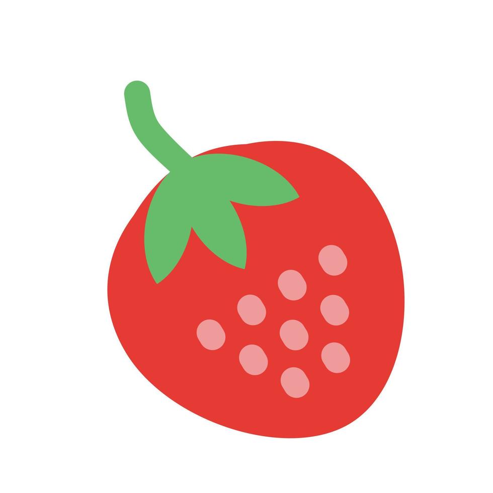 jordgubb sötsaker konfektyr vektor illustration ikon