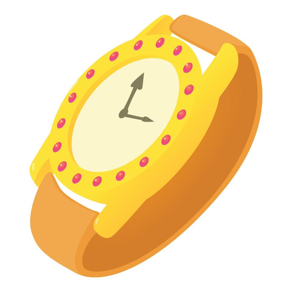 Armbanduhr-Symbol, Cartoon-Stil vektor