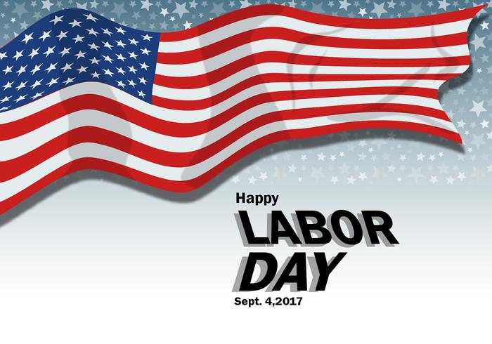 Labor Day Poster Design vektor