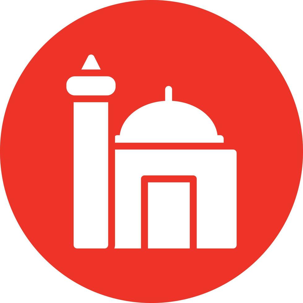 Moschee-Vektor-Icon-Design vektor