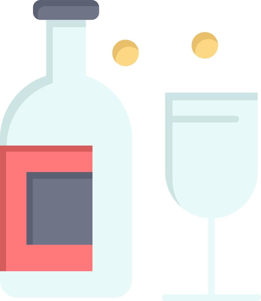 alkohol bar trinken whisky flache farbe symbol vektor symbol banner vorlage