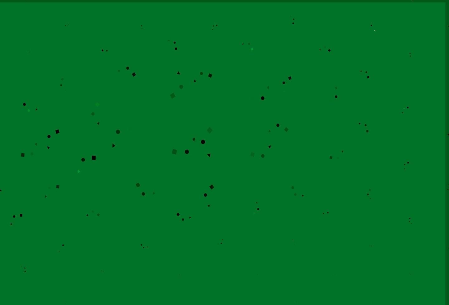 hellgrüner Vektorhintergrund mit Dreiecken, Kreisen, Würfeln. vektor