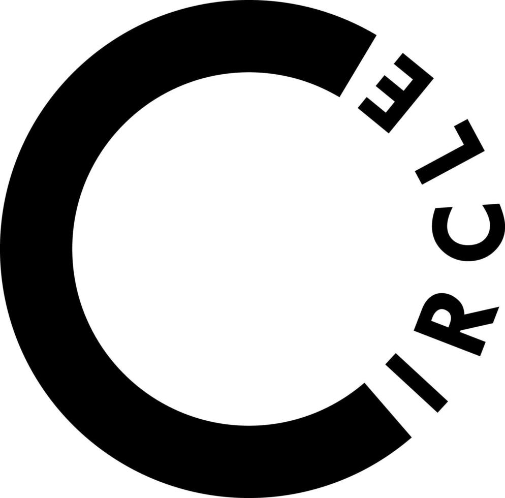 cirkel ikon vektor mall design illustration.