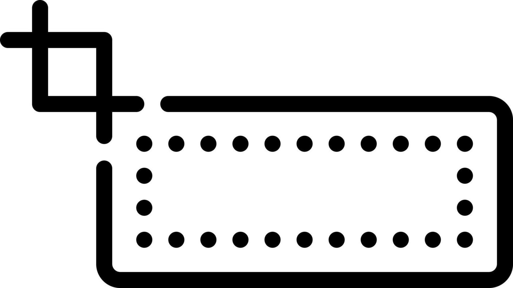 linje ikon för fånga vektor