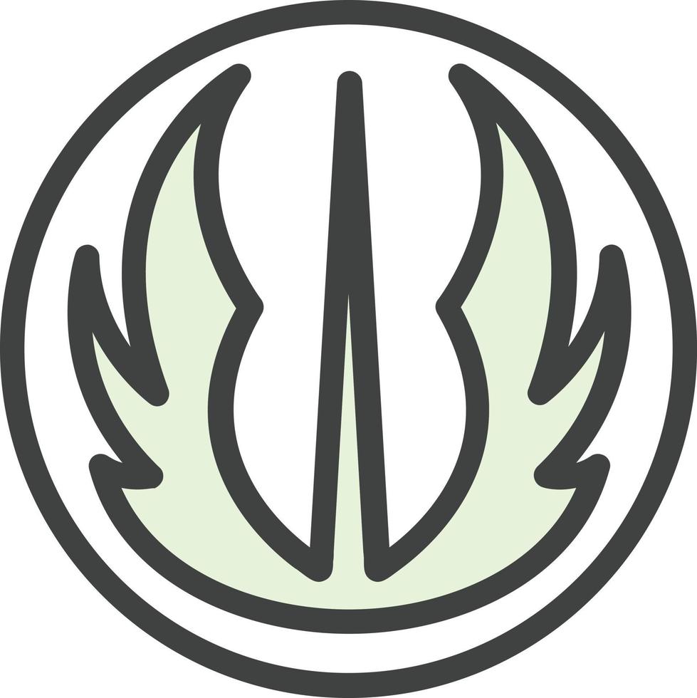 Jedi-Vektor-Icon-Design vektor