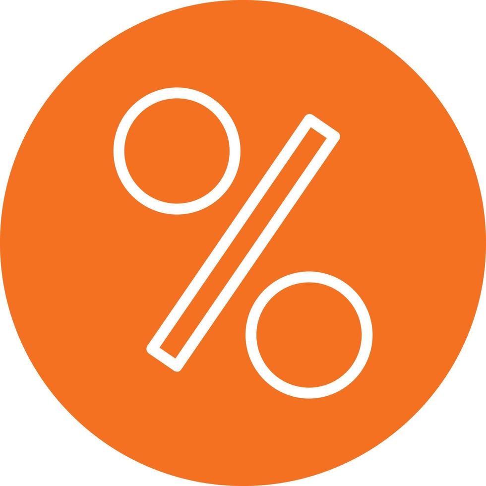 procentsats vektor ikon design