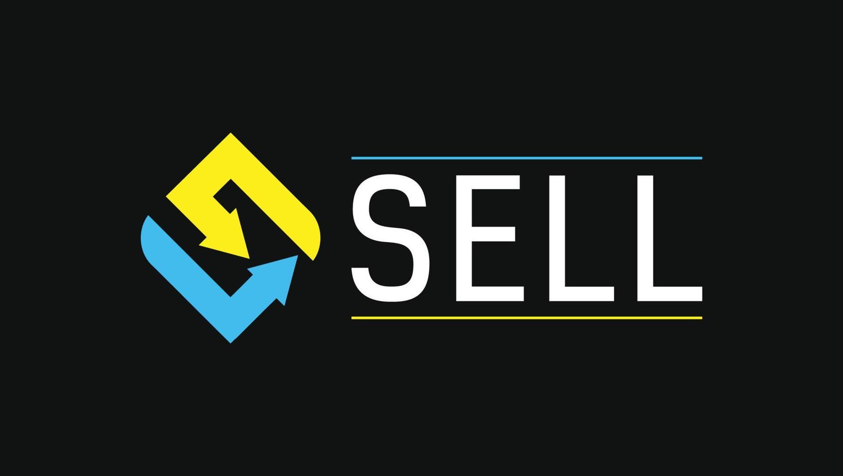 Monogramm-Logo-Design des Buchstaben S für Technologie-E-Commerce-Shop vektor