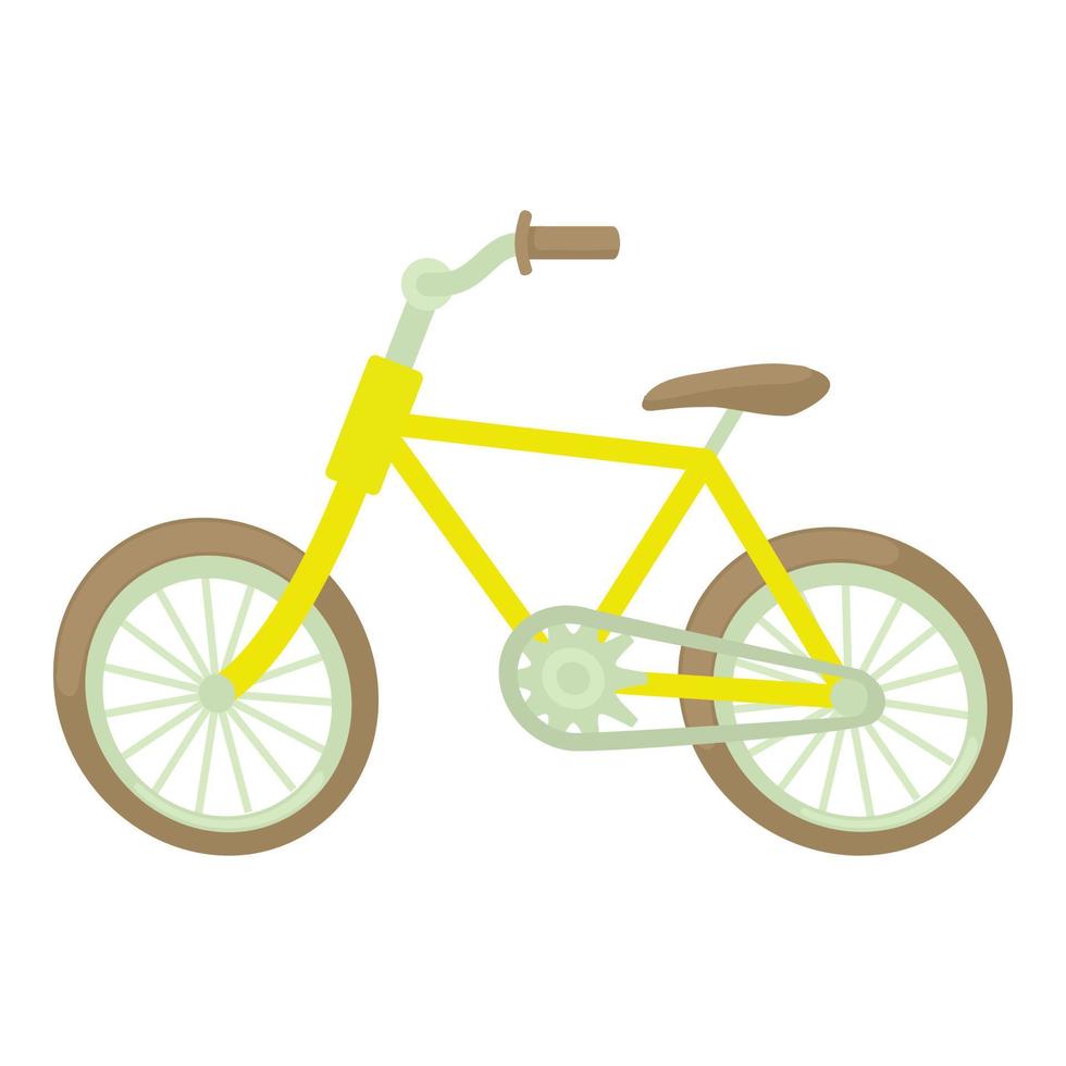 Fahrrad-Symbol, Cartoon-Stil vektor