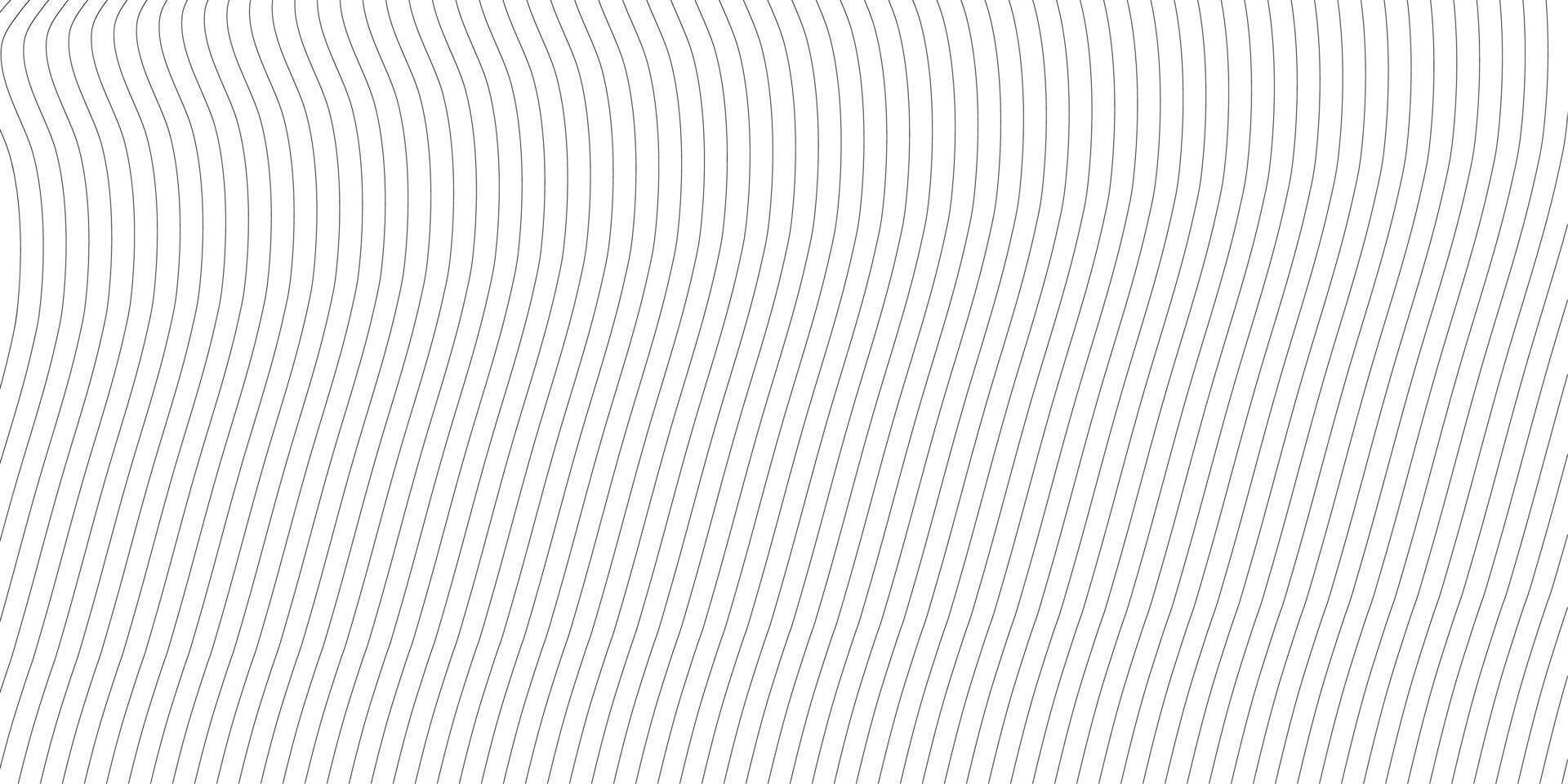 abstrakter wellenförmiger Hintergrund. dünne Linie auf weiß vektor