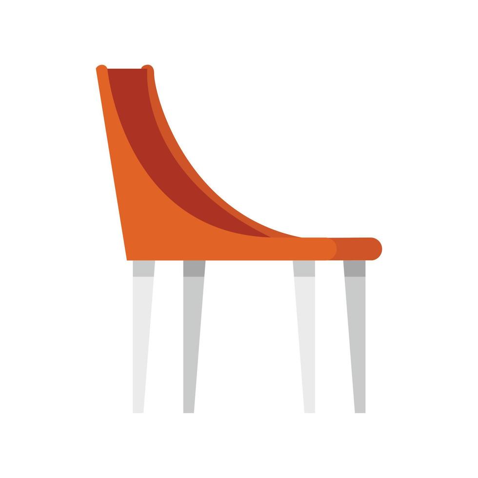 Küche moderner Stuhl Symbol flach isoliert Vektor