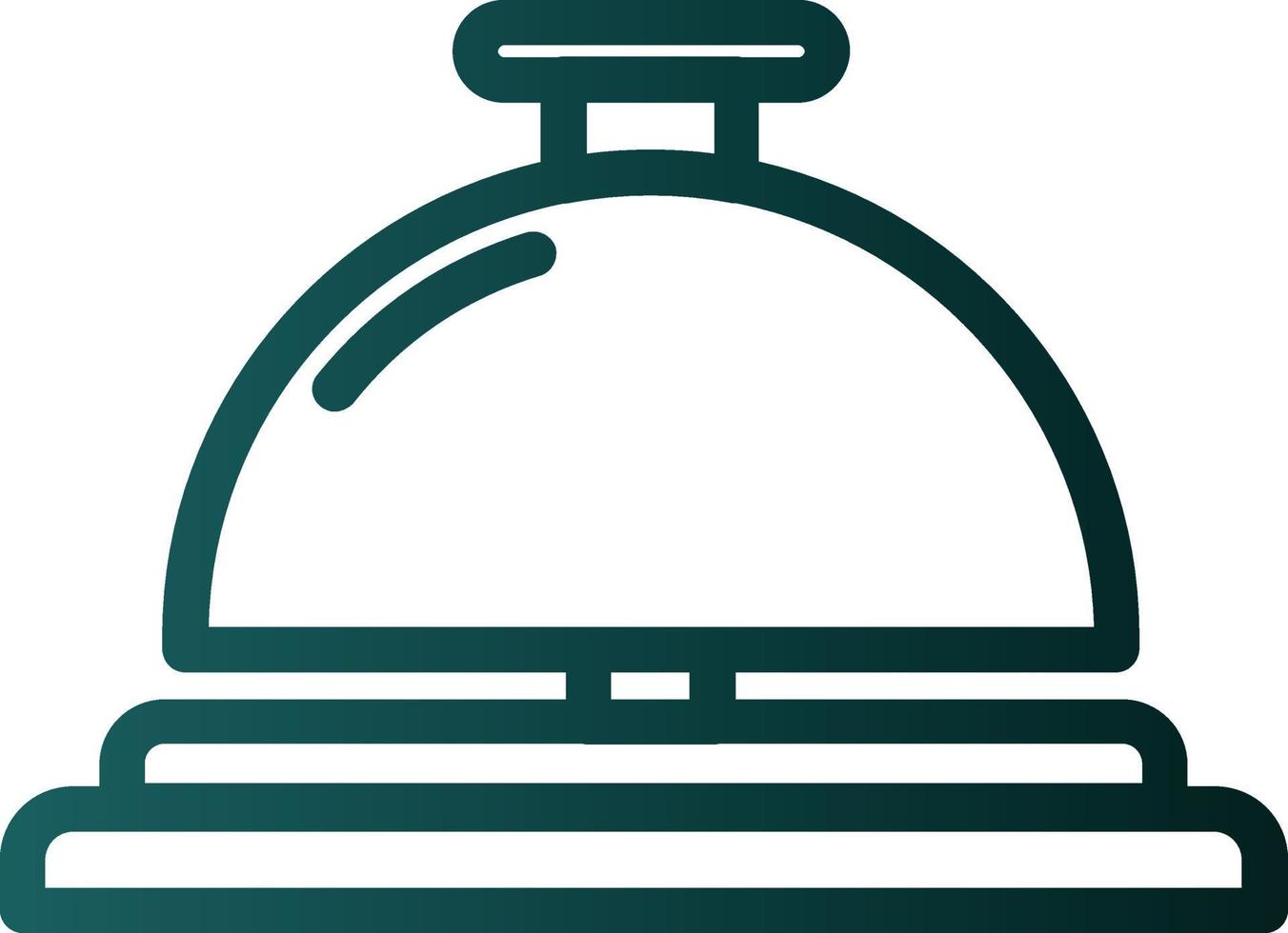 Concierge-Glocke-Vektor-Icon-Design vektor