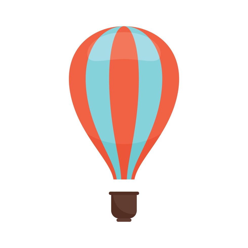 kreatives Luftballon-Symbol flach isolierter Vektor