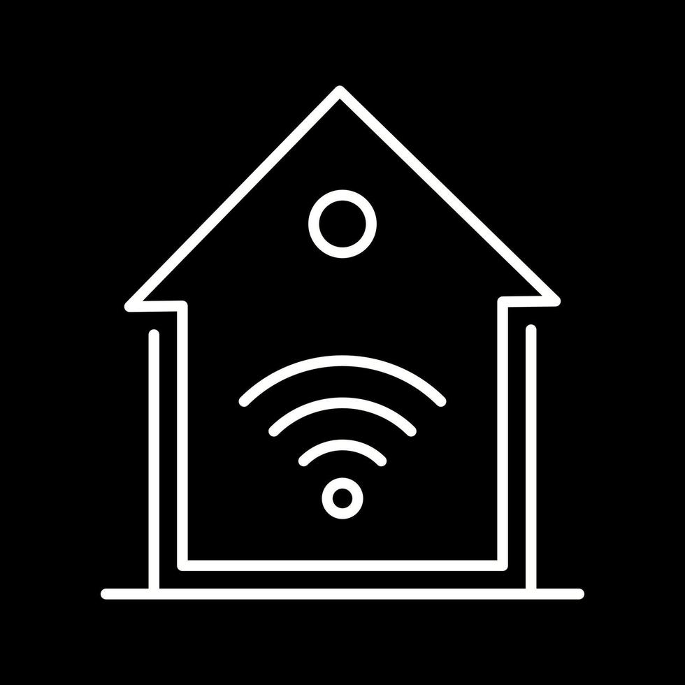 Smart-Home-Vektorsymbol vektor