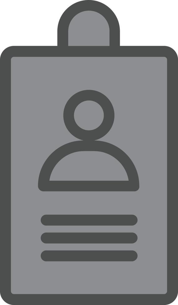 id kort vektor ikon design