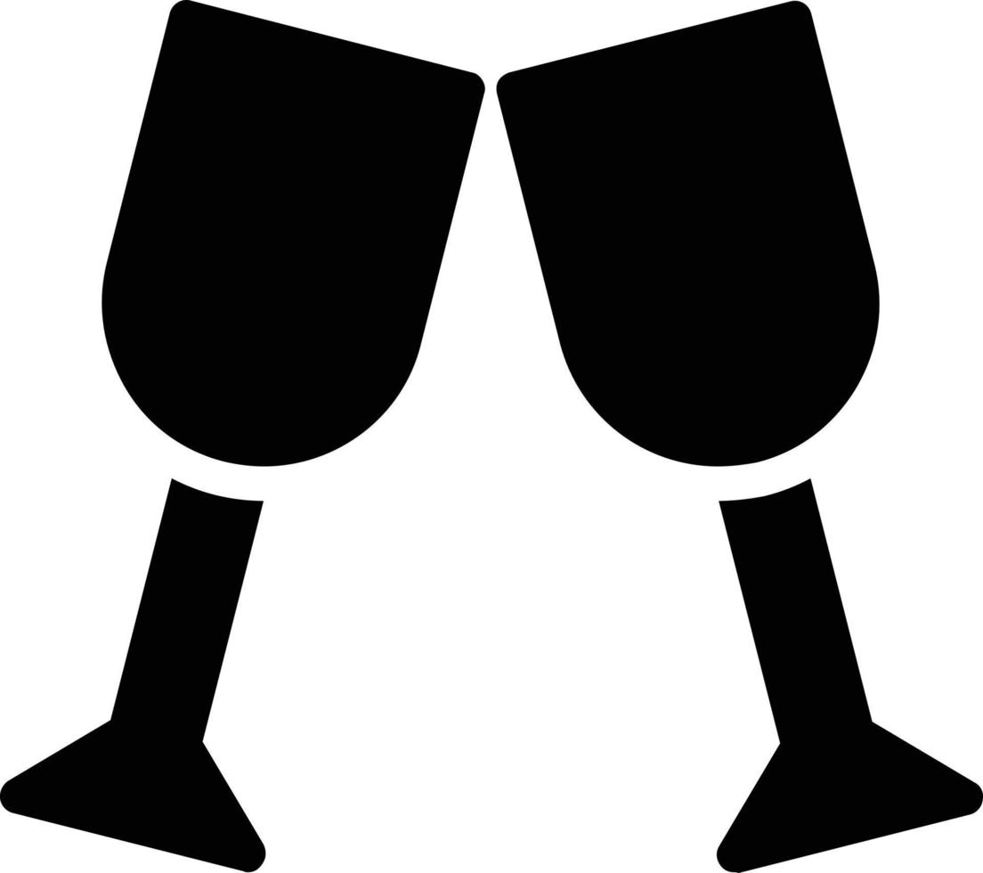 Glas-Prost-Vektor-Icon-Design vektor