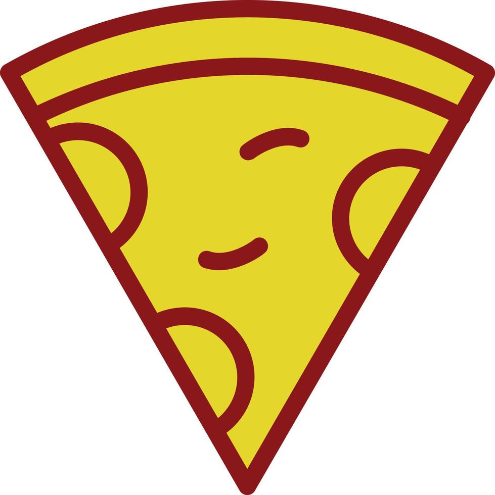 pizza skiva vektor ikon design