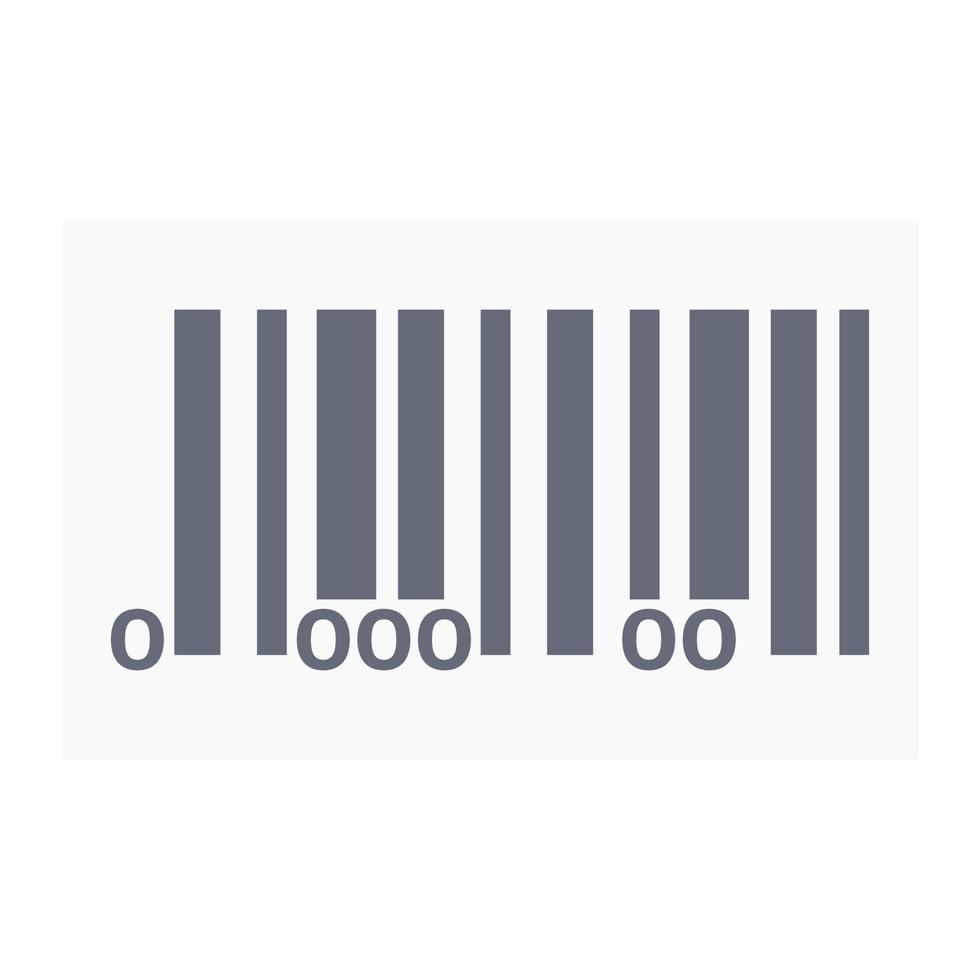 barcode-vektorillustration auf einem hintergrund. hochwertige symbole. vektorikonen für konzept und grafikdesign. vektor