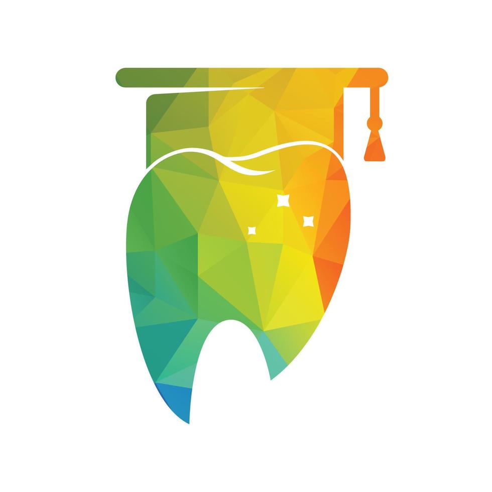 Zahnarzt-Logo-Vorlage, Vektor-Illustration-Design. Logo des Zahninstituts abstraktes Zahndesign. vektor