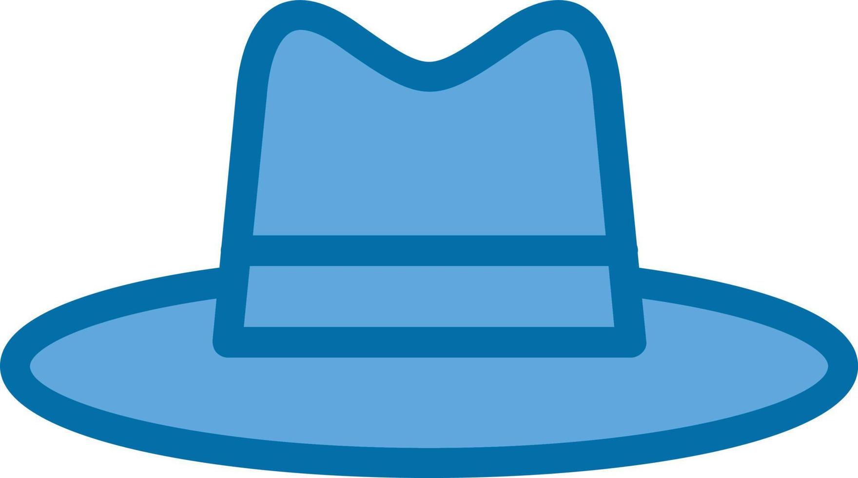 Hut Cowboy Seite Vektor Icon Design