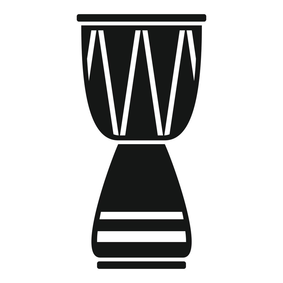 Band-Trommel-Symbol einfacher Vektor. Snare-Rolle vektor