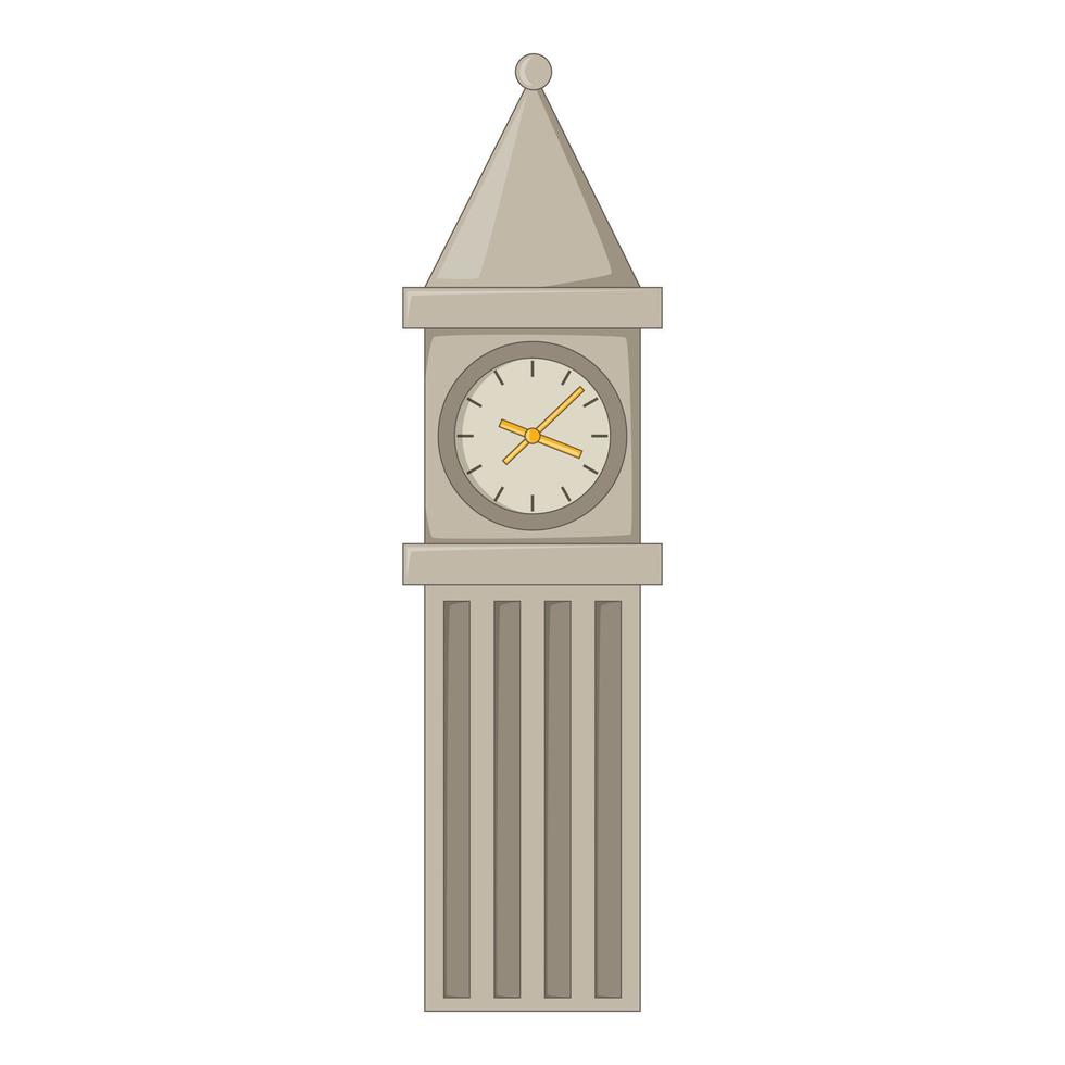 big ben in london symbol, karikaturstil vektor